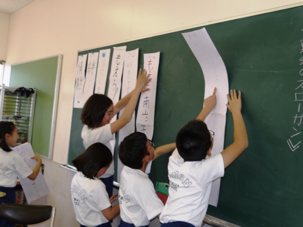 突然の風にも、みんなで対応します！