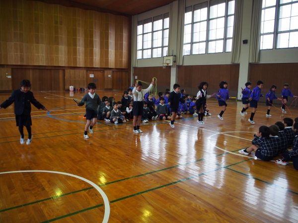 最後に、上手になったなわとびを披露しました！