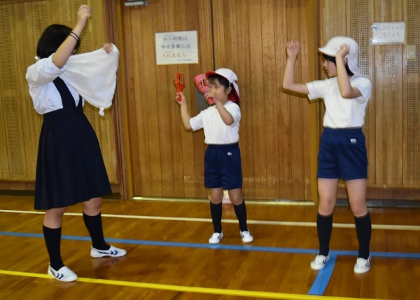 見学してても、かわいい１年生に教えてあげたい！