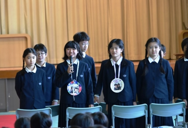 6年生よりお礼の言葉