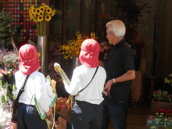 花屋さんの工夫は…