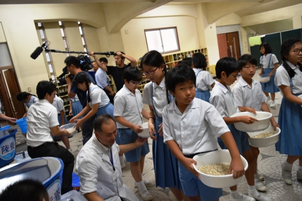 サンゴ砂をもらって