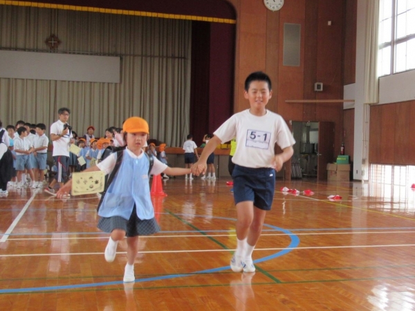 わくわくのランドセルリレー☆