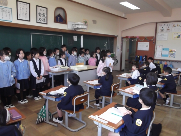 あさがおの種をプレゼントしたよ