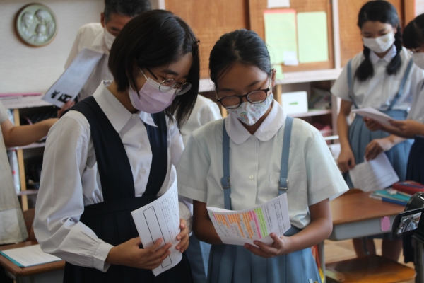 自分の考えをしっかり伝えます！