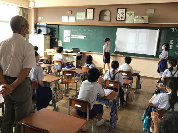 校長先生も聞きにきましたよ