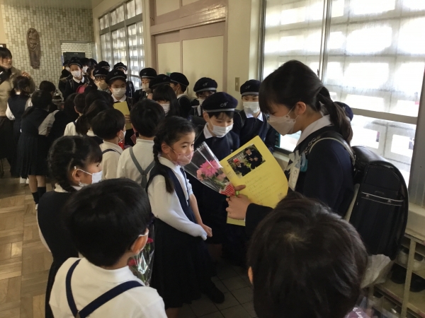 1年生から6年生へ