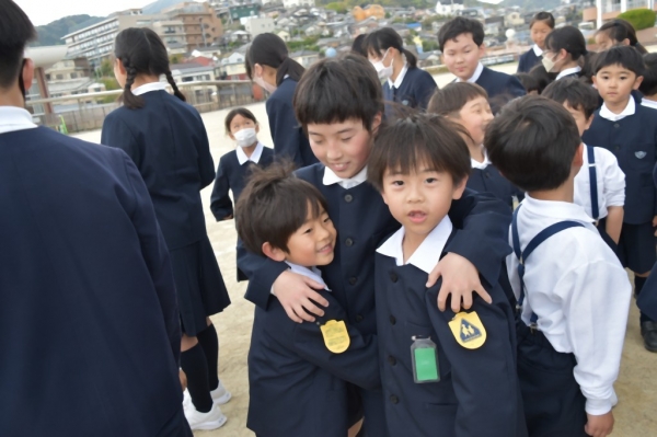 初顔合わせでしたが随分と1年生と6年生も仲良くなりました。