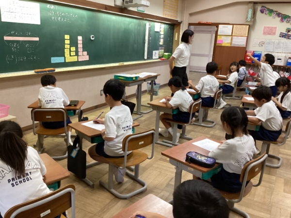 算数の授業風景です。