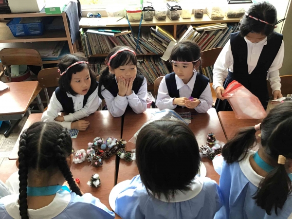 「きれいな飾りだよ。」