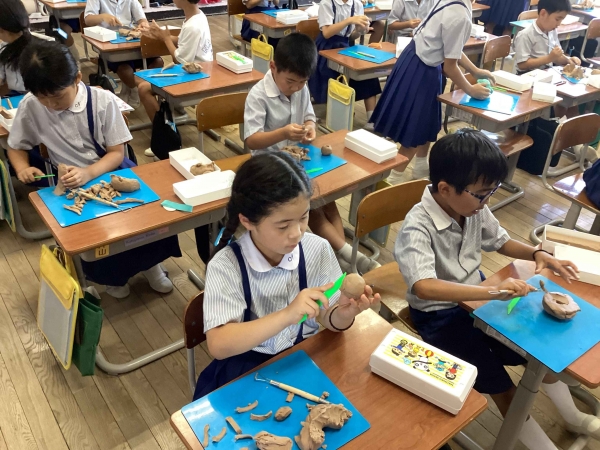 どんな形にけずろうかな...