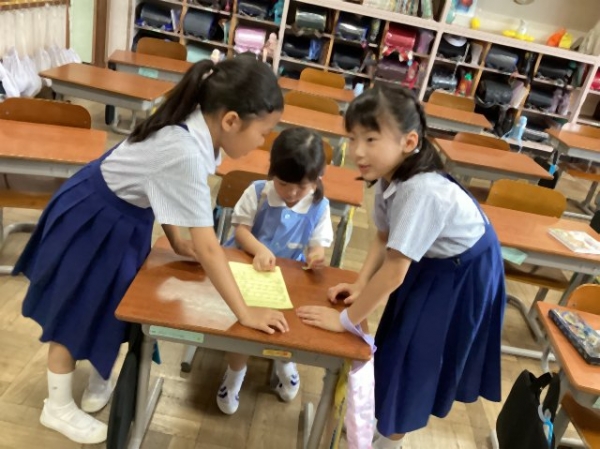 「ここで勉強するんだよ。」