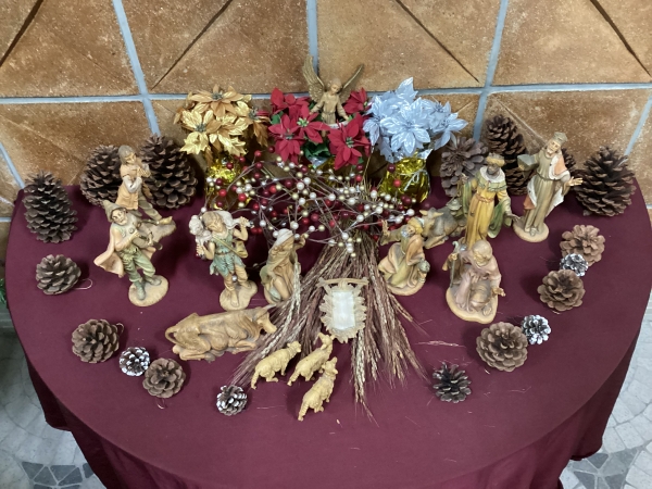 飼い葉おけの中の幼子イエス様のお誕生はもうすぐです。