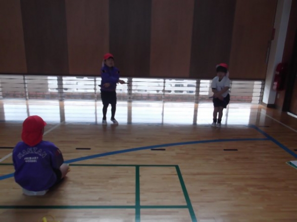 交差とびも上手になっています。