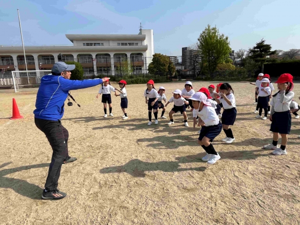 先生のお話を聞いて素早く動けるかな?!