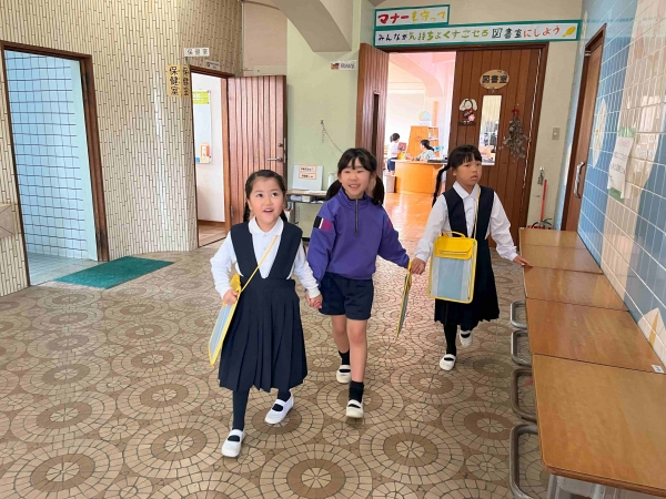 また一段と仲良しになった１年生と２年生です！