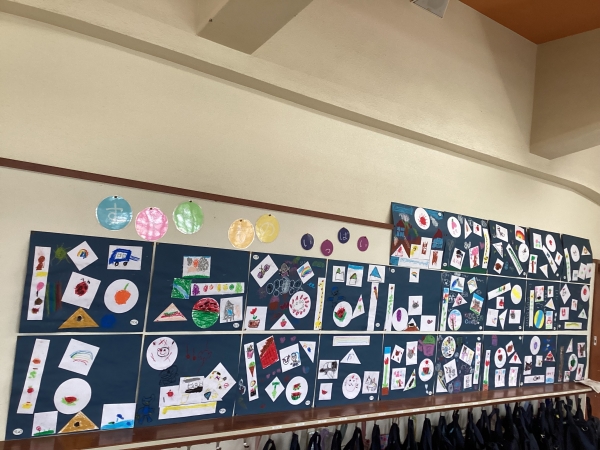 1年生もがんばりました。図工も大好き！