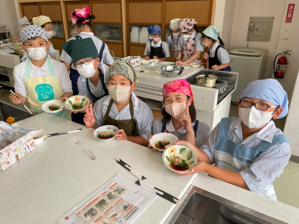 ほうれん草のおひたし完成！