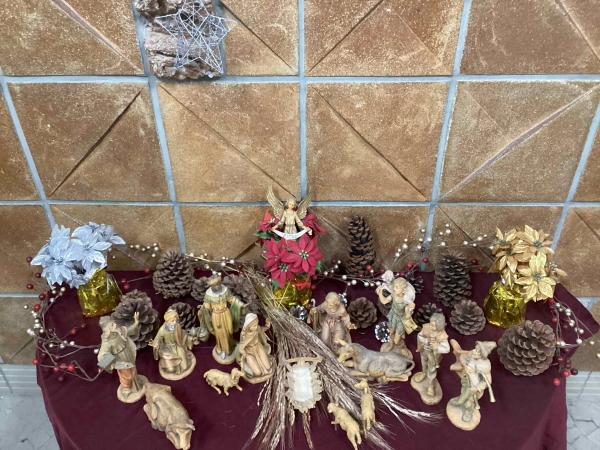 イエス様のご像は、クリスマスイブに！