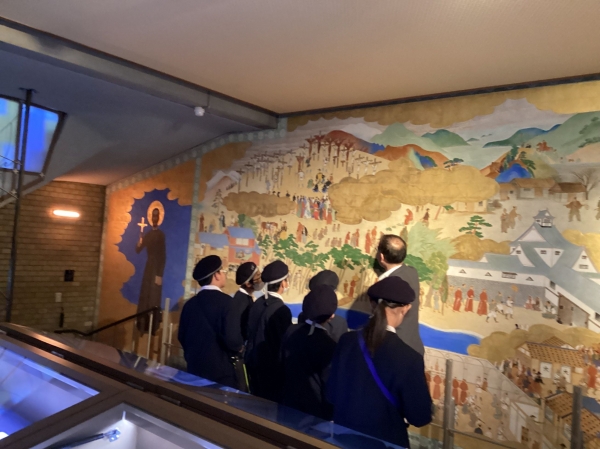 資料館内でも説明していただきました。