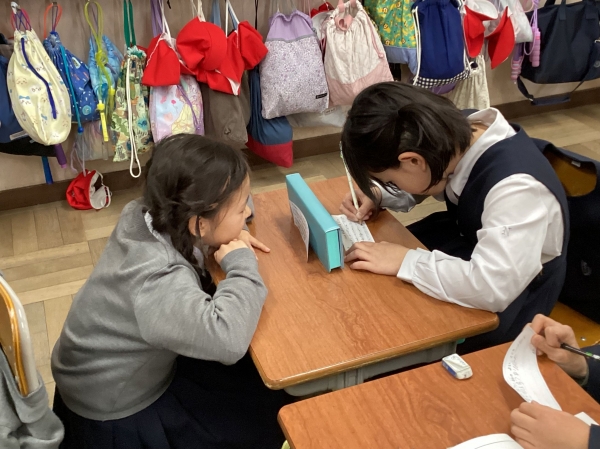 相手のために一生懸命書きます。