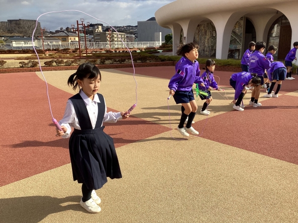 なわとび検定もがんばりました。