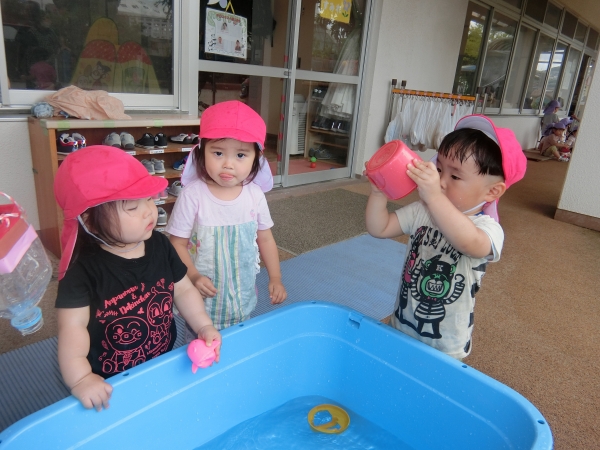 沢山ぬれても平気だよ!(^^)!