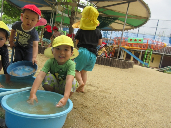 お水も気持ちいいね(^_^)