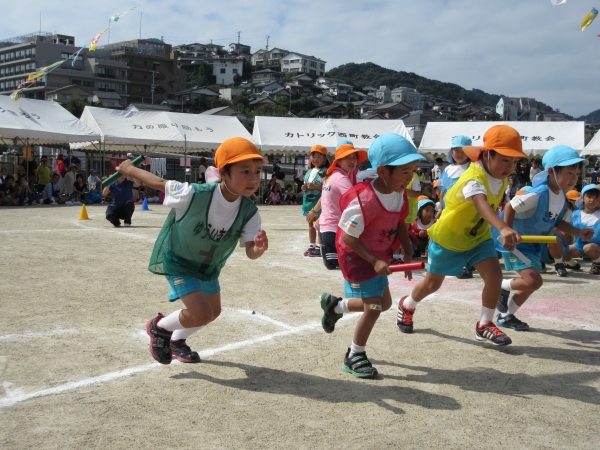 年長組　クラス対抗リレー