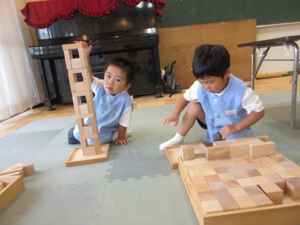 高いお家が出来たよ！