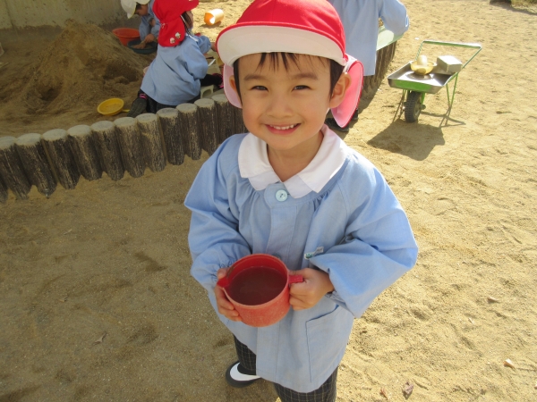 お団子を作るよ！