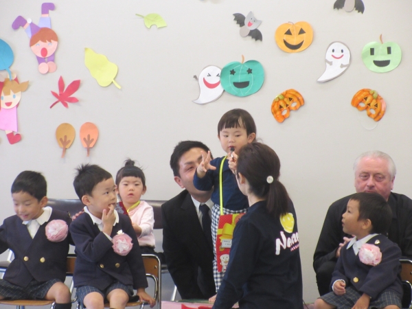 名前がいえたね。すご＾い